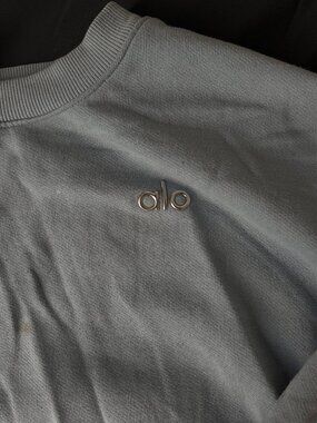 Alo Light Blue Sweatshirt